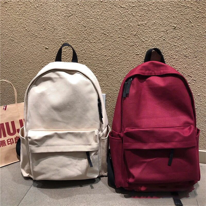 

Mixed Batch Casual Canvas Travel Backpack Female Outdoor Student Backpack School Bag In Stock, Mixed color