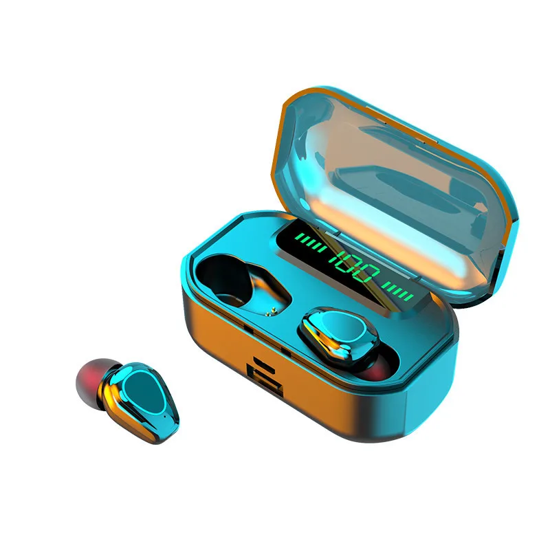 

High Quality 5.0 Colorful Sports Headphone HiFi Earbuds with Charging Case