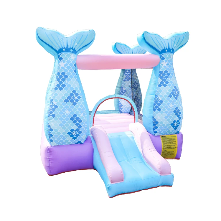 
Dolphin Inflatable Bounce House Kids Inflatable Mermaid Jumping Castle With Slide  (62236481349)