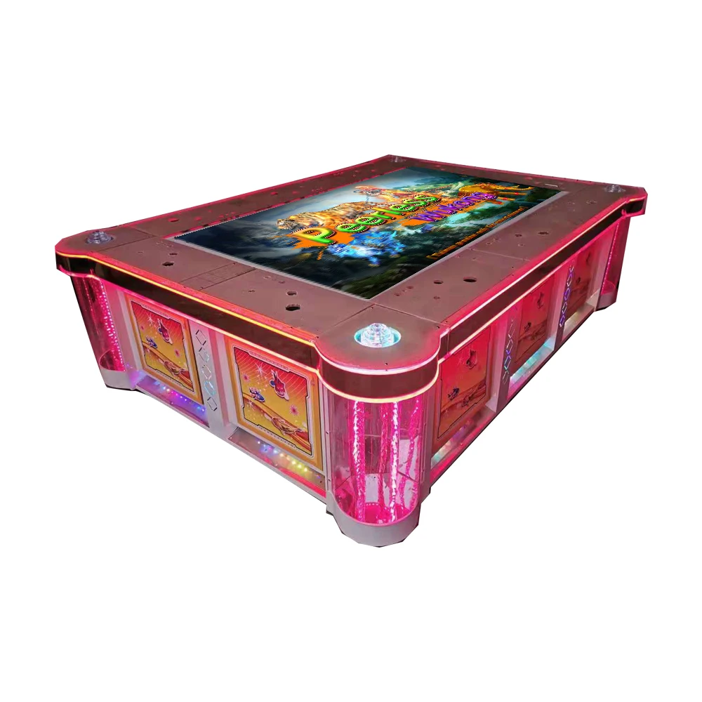 

Hotselling Coin Operated fishing shooting game machine 3D fish hunter game table gambling machine for 2 Player