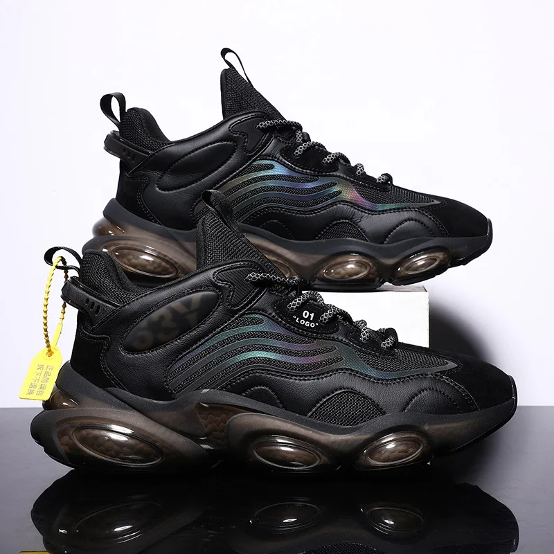 

Factory stock high-quality new men's shoes TPU popcorn sole Casual shoes men mesh breathable sneakers for men dropshipping