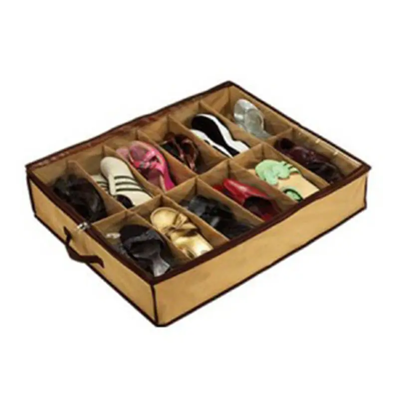 

Manufacturer Twinkle 12 Compartments Dustproof And Moisture-proof Shoes Travel Storage Shoe Bag