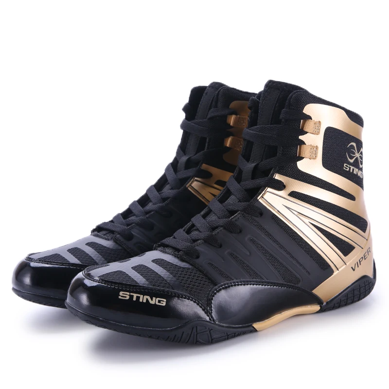 

Hot Selling Wrestling Shoes Breathable Indoor Training Competition Rubber Shoes Fitness Squat Boxing Sneakers