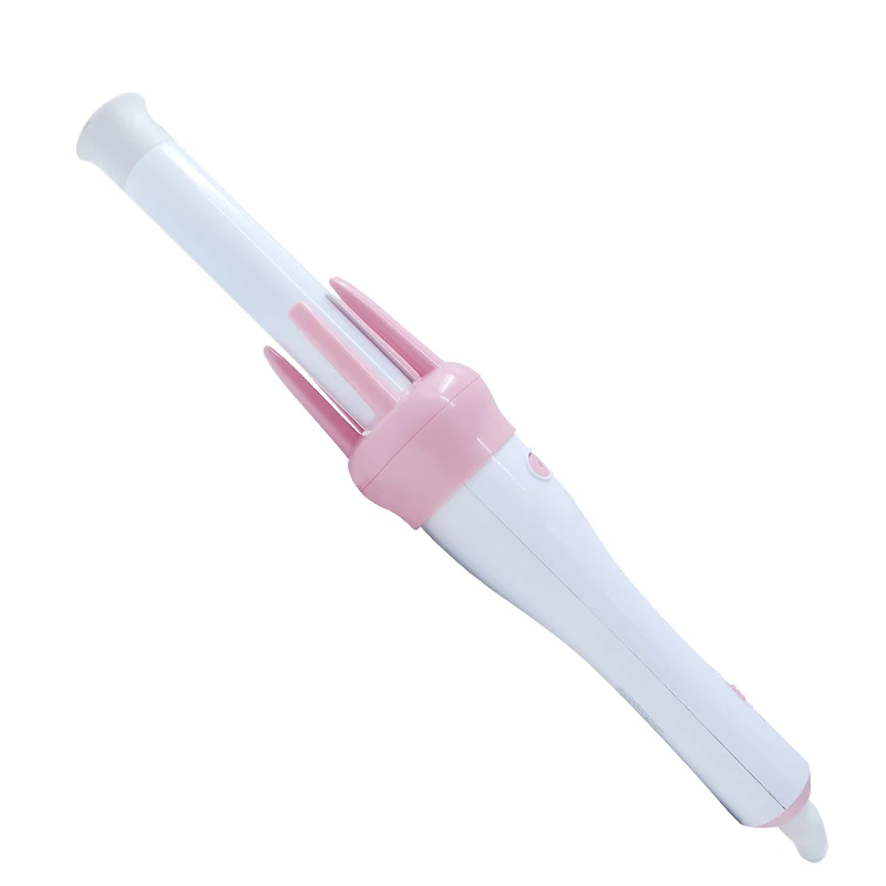 

Factory Wholesale High Quality Wireless Automatic Cordless Professional Salon Ceramic Hair Curler, Pink