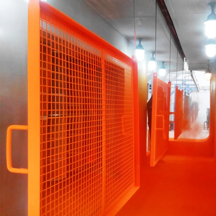 

Protecting steel wire net fence mesh, Customer request