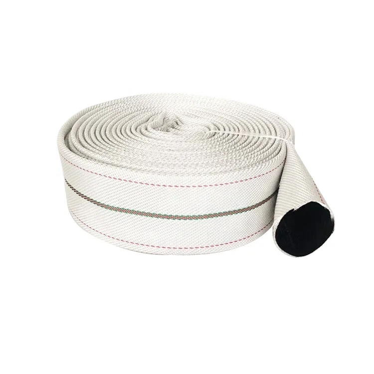 

Polyester Lay Flat Hose With PVC Lining For Fire Fighting, White,red,blue or customized