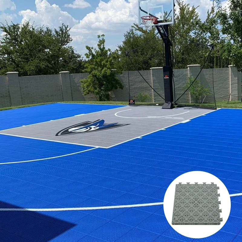 

Anti-slip Basketball/Fustal court outdoor flooring Suspended interlocking flooring