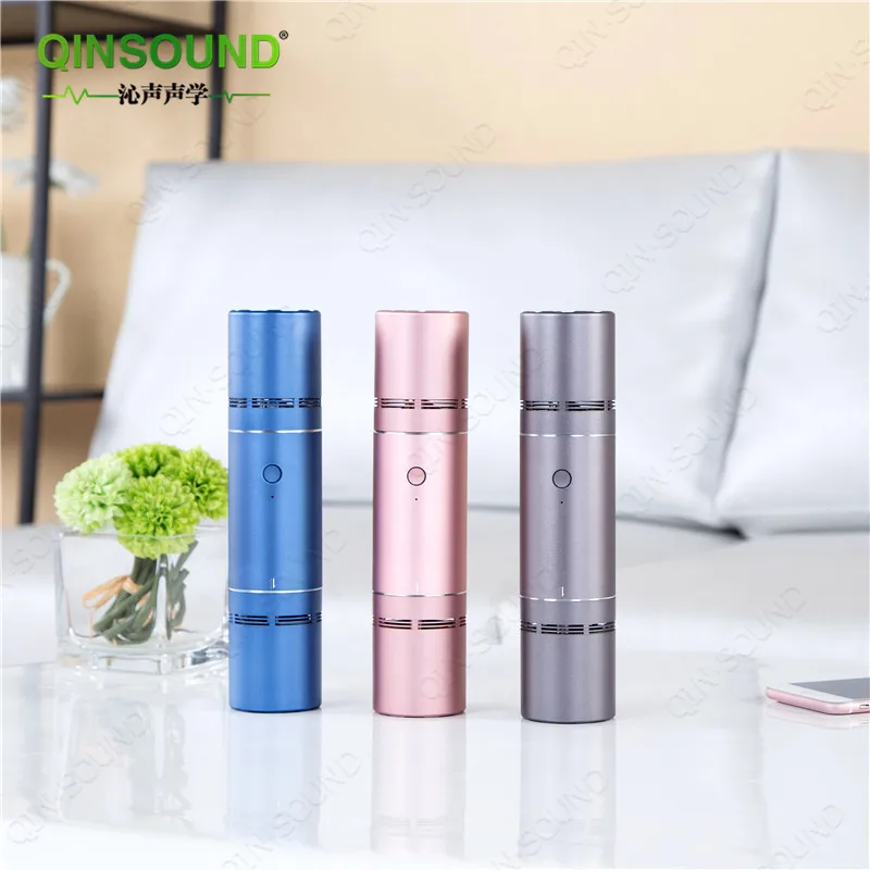 

Multi-functional Mini Stereo with Flashlight, Aromatherapy And Mobile charger functions, Blue/ grey/ pink