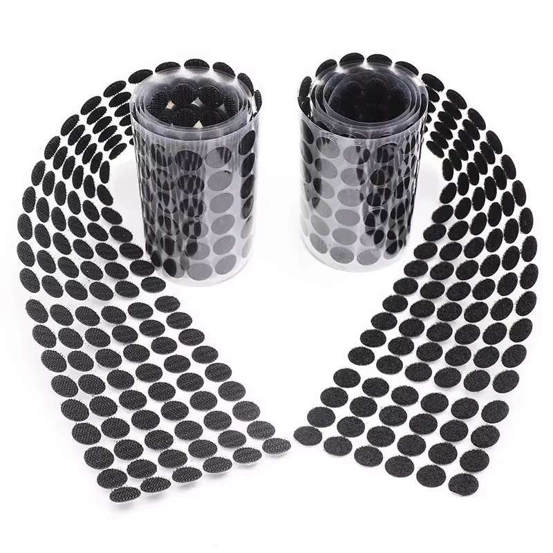 Fabrics Adhesive Nylon Fastener Hook Loop Velcroes Strong Adhesive Hook and Loop Fastener Tape Velcroes Strip Nylon