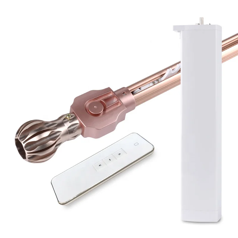 

High quality Long uselife zigbee electric curtains motor with wifi remote control electric smart curtain system, White