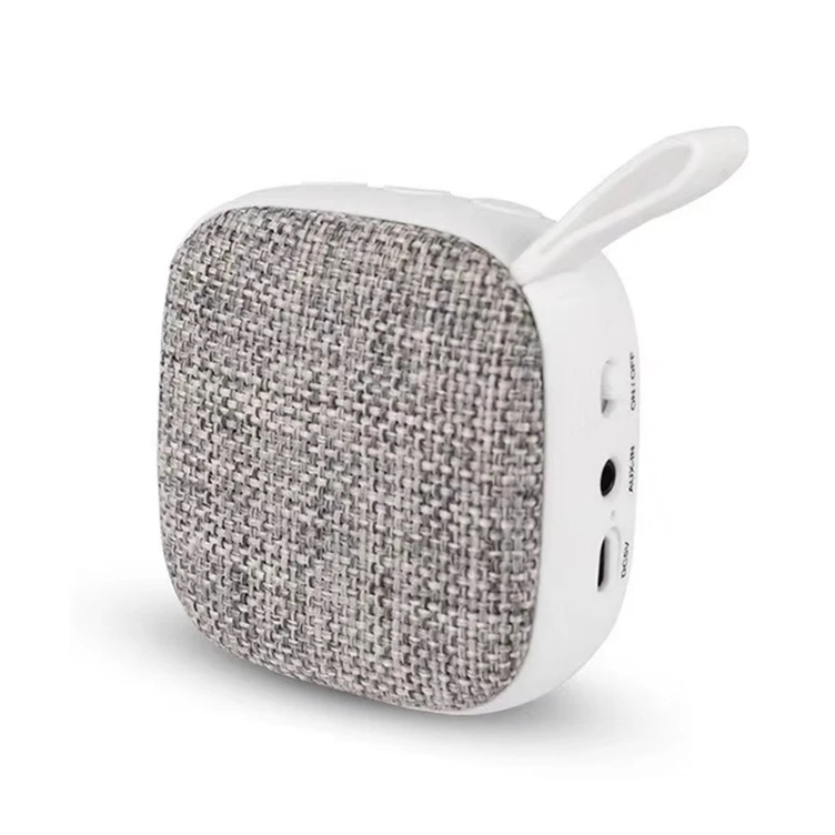 

Fabric Portable Bass Wireless Speaker With Microphone