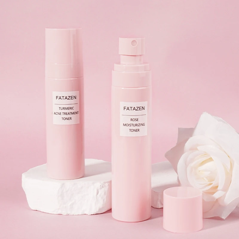 

FATAZEN Private Label Deep Moisturizing Brightening Rose Facial Toner OEM ODM Skin Care Organic Anti Aging Rose Water Face Toner
