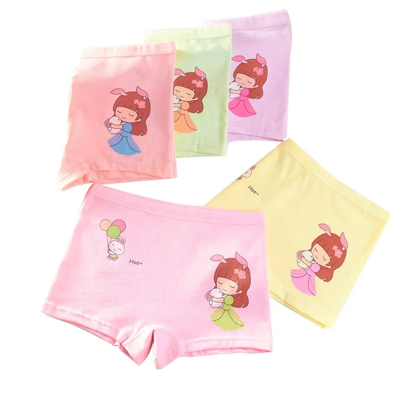 

Wholesale hot sale cartoon printing 95% cotton children's underwear