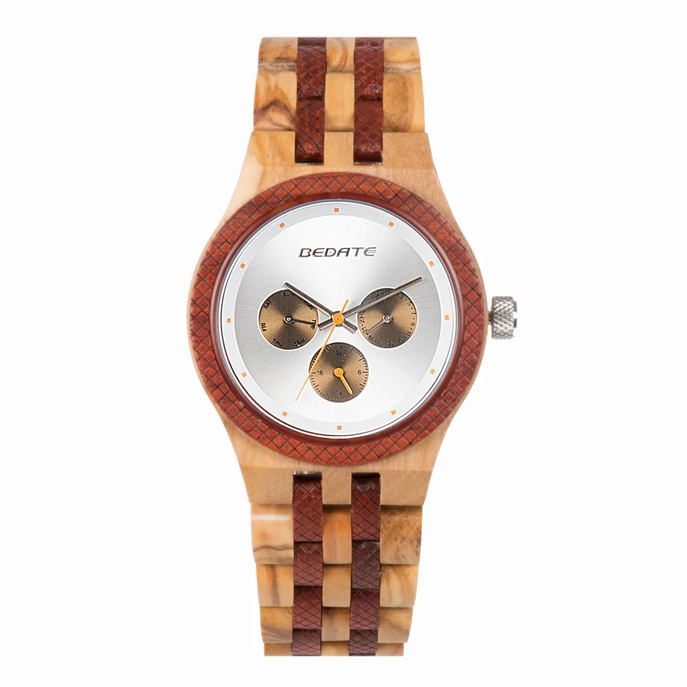 

Customised wood watch dropshipping Japan movement luxury watches for men