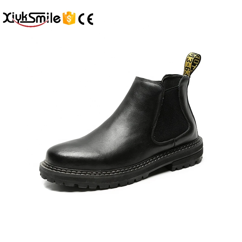 

Chelsea boots men's Martin boots men's British style all-match high-top leather shoes boots man