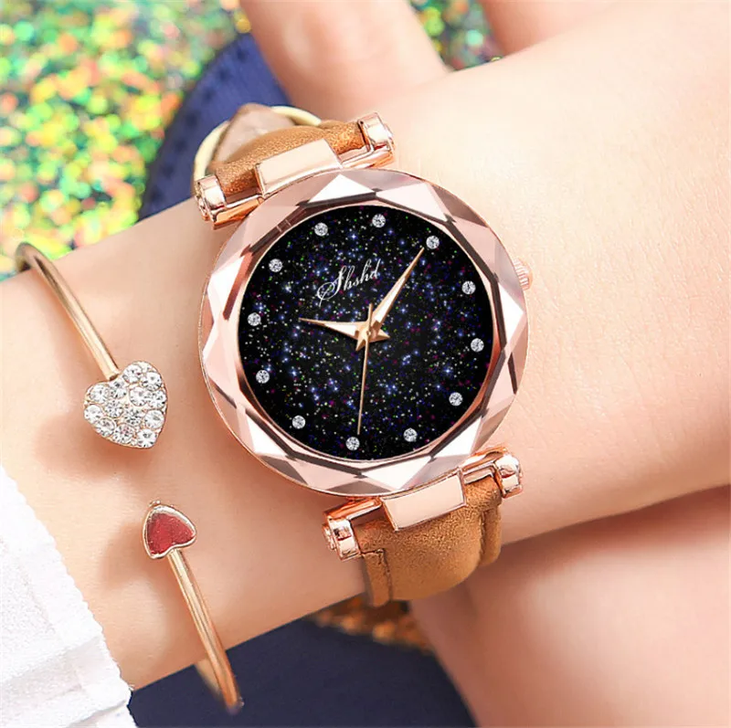 

Chinese Cheap Wholesale Factory Red Leather Ladies Watch YW41