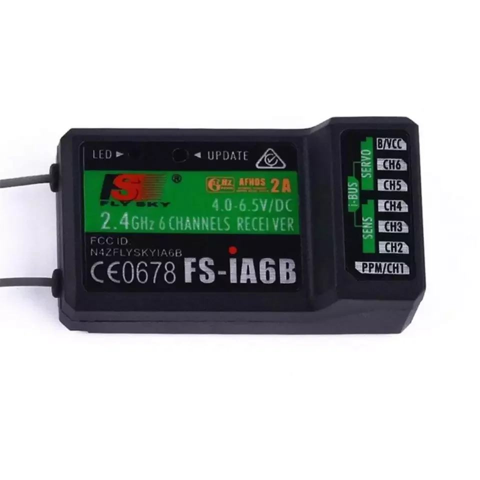 

Flysky 2.4G 6CH FS-iA6B iA6B Receiver PPM Output With iBus Port Compatible with FS-i4 FS-i6 FS-i10 FS-GT2E FS-GT2G