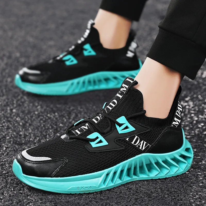 

Calzado deportivo hombre wholesale name men shoes sportschuhe running shoes man casual shoes, Black and green, black and orange, white