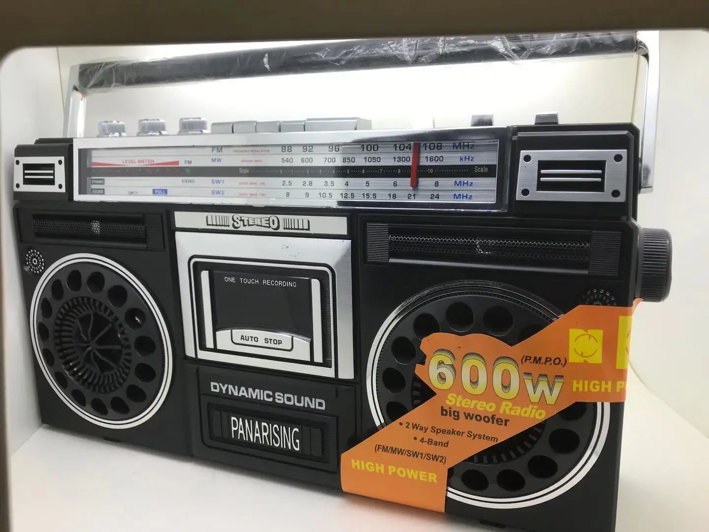 Home Used Popular Classic Big Cassette Recorder Player With Fm/am/sw
