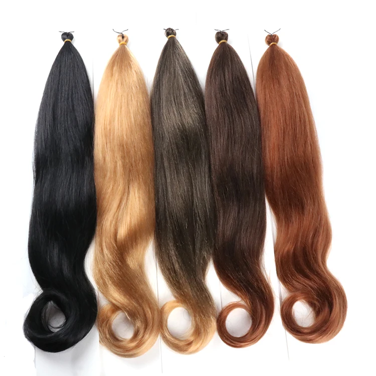 

24 Inch 100% Premium Synthetic Fiber Pony Tail Extension Yaki Braiding Hair
