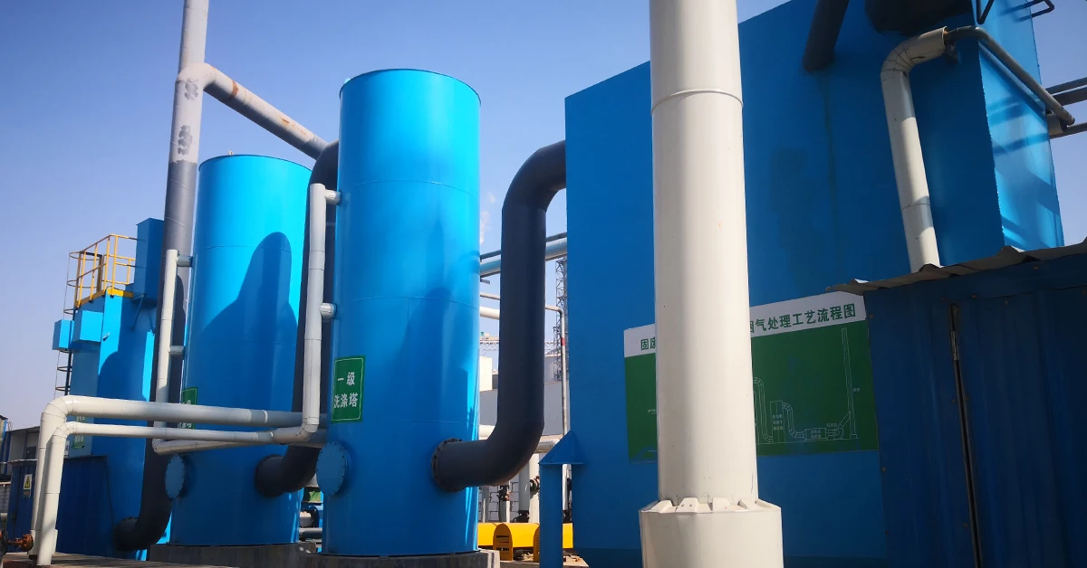 喷漆室排气湿式洗涤器高效气体处理设备工厂排气