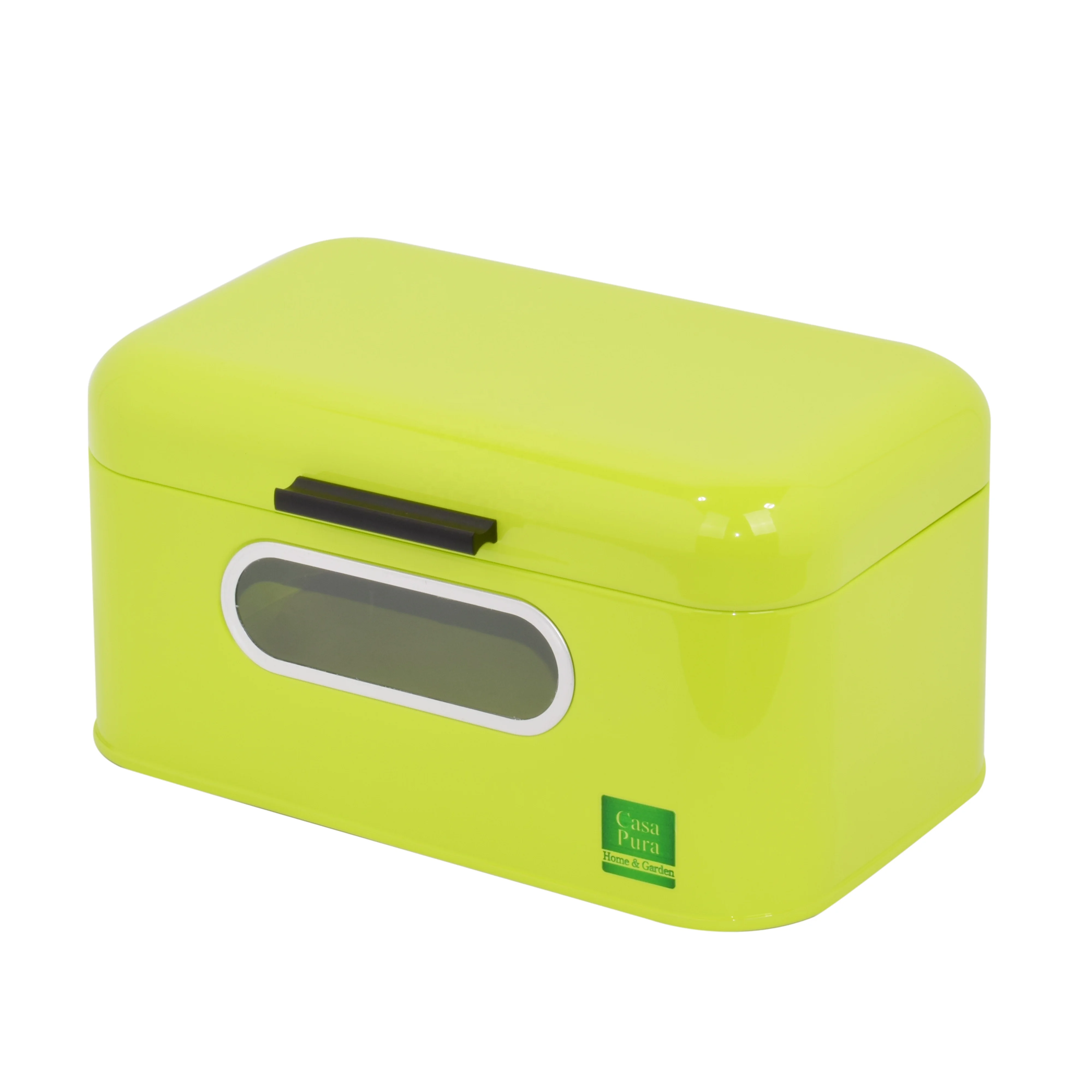 

Modern Stainless Steel Bread Box For Kitchen Metal Bread Bin Storage Container, Green or customized