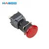 mini good quality mushroom momentary with led push button switch 24v 1NO+1NC