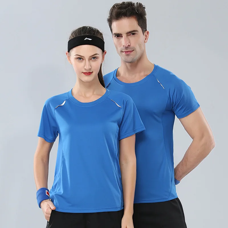 

Summer blank t-shirt workout shirt breathable running tee shirt quick dry t shirt