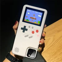 

full Color Display 36 Classic Game For iPhone 11 Pro X XS Max XR 6S 6 7 8 Plus phone case Game boy Soft Silicone Cover coque