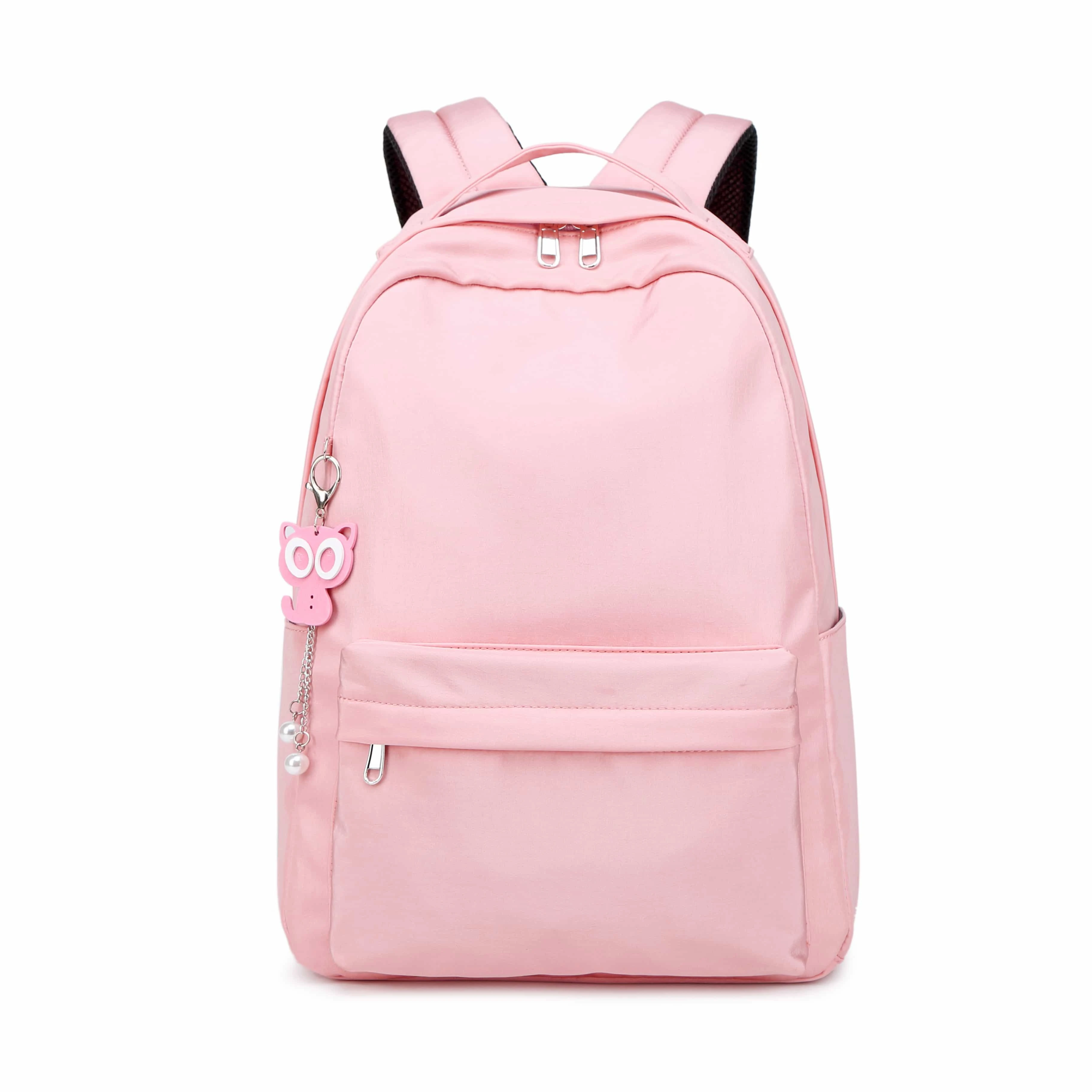 

Minimalist Pink Girl School Rucksack College Bookbag Women trip Students Backpack, Gradient colours