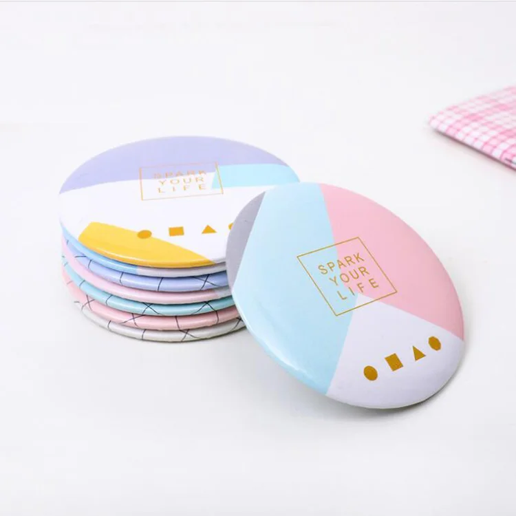 

Mini Round Shape Cheap Small Makeup Pocket Mirror For Promotional