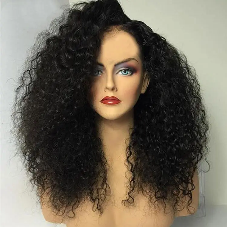 

None Lace Front Natural Color Curly Hair wigs for Women With Favorable Discount