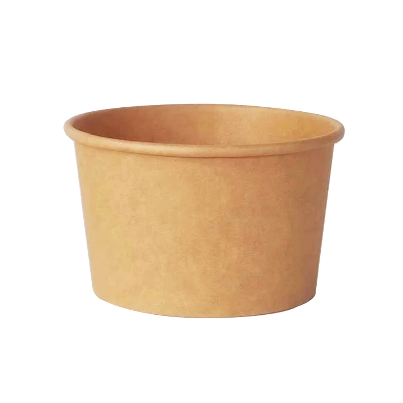 

Biodegradable Disposable 450ml Restaurant Takeaway containers Paper Bucket Cup Kraft 16oz Paper Bowls