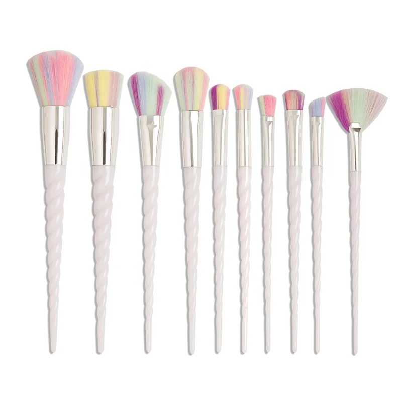 

2020 Rainbow color makeup brush vegan makeup brushes Oem Customized makeup Tools