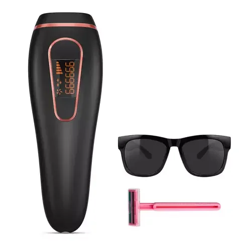 

AVQ New IPL Laser Hair Removal Device Permanent Hair Removal 999999 Times, White, pink, black