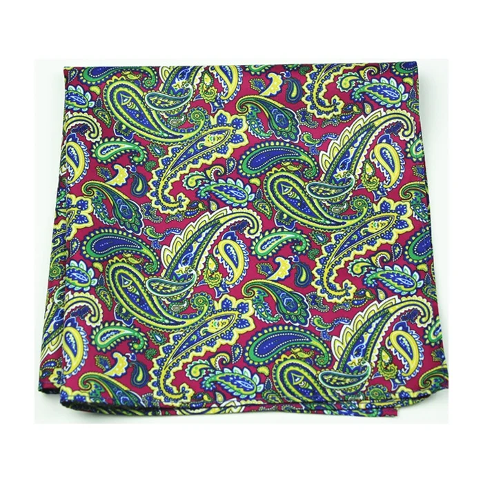 Factory Price Customised Hand Rolled Hem Zephyr Pocket Square Buy