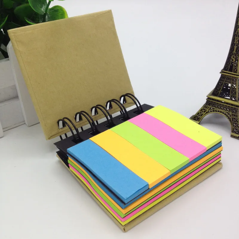 Hardboard Cheap Pocket Size Diary Spiral Notebook With Sticky Notes ...