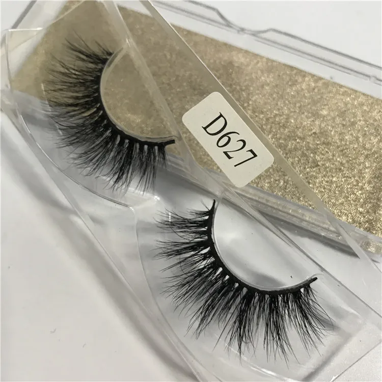 

In Stock 3D Mink False Strip Eyelashes Hot Styles 25mm Full Strip Lash 100% Cruelty Free Private Label Wholesale Factory Vendor