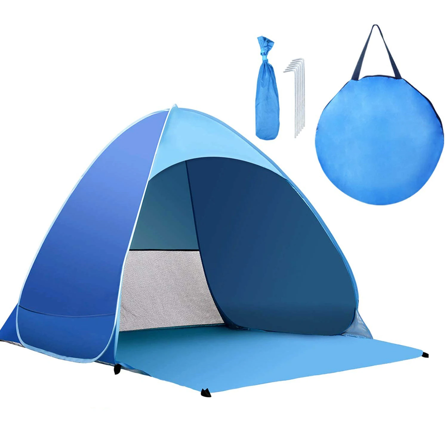 

Portable Quick Automatic Opening Beach Tents, Sun Shelter waterproof Camping Outdoor Tents Pop Up Beach Tent, Customized colors