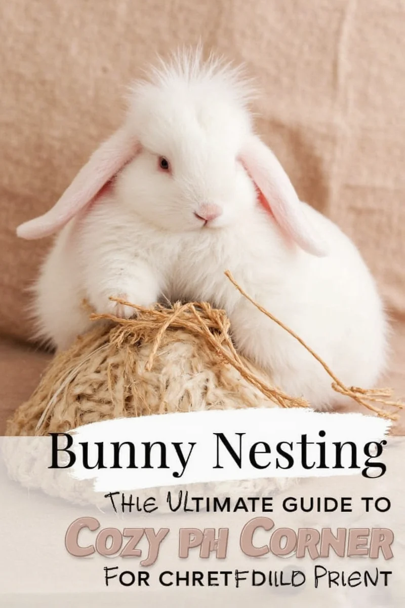Gallery-style image of top bunny nesting products including beds, toys, baskets, and chew sticks.