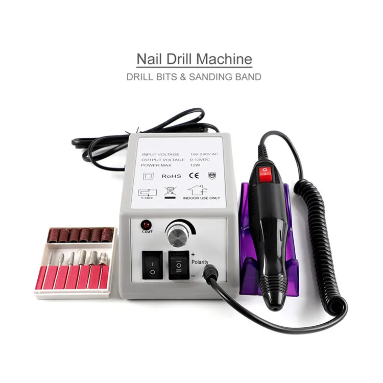 

COSCELIA Nail Salons 20000 RPM Nail Art Drill Electric Professional Drill Nails Plastic, White