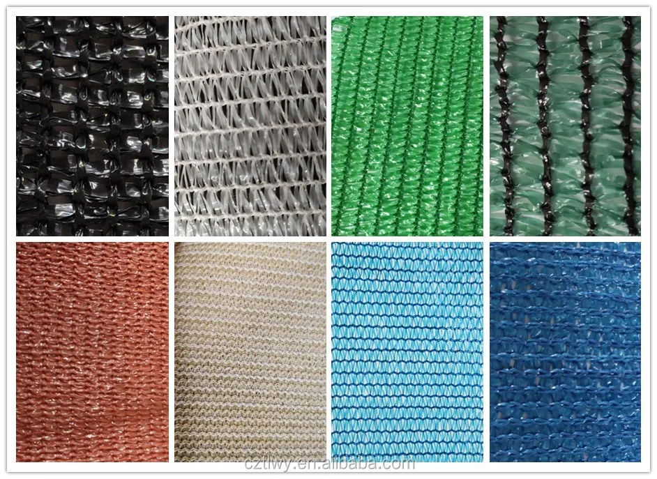 320g Raw Hdpe Material Uv Protection Agricultural Green Sun Shade Net