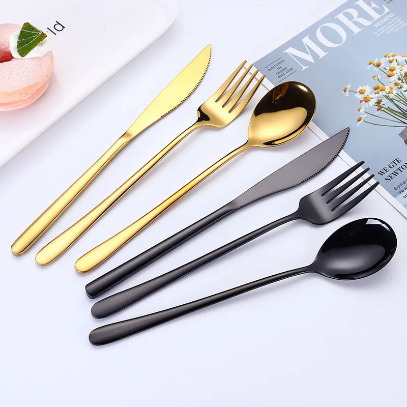 

Food Grade Korean Style Colorful 18/10 Stainless Steel Fork, Natural