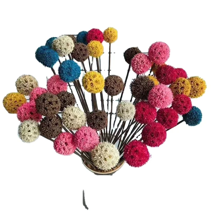 

10pcs Passepartout Dried Flower Handmade Dyeing Bouquets Artificial Flower Accessories Home Decor DIY Wedding Window Decorations