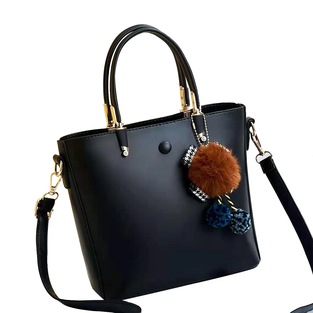

DL048-26 Handbags Best Fashion Woman Leather Tote Bag Ladies Hand Bags designer handbag, Black....