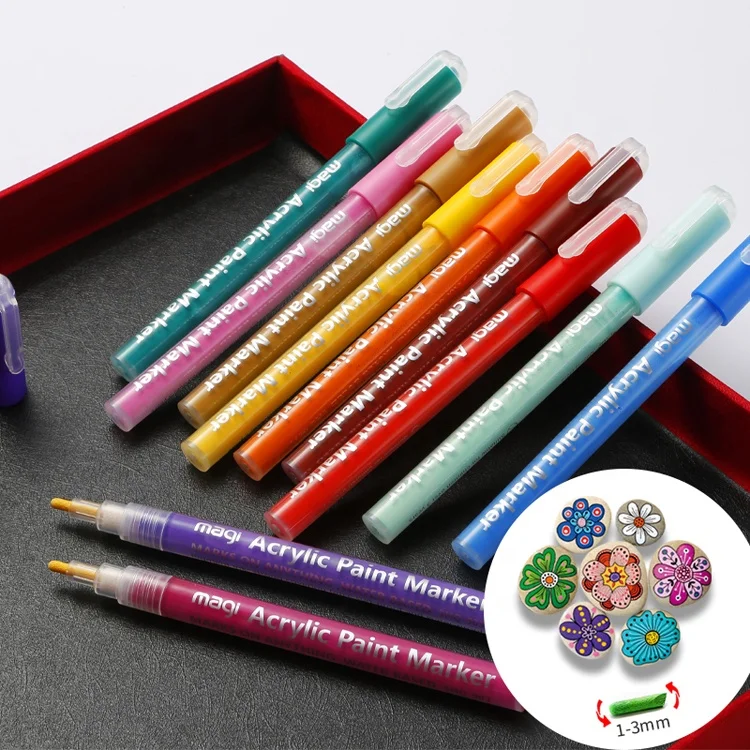 

Waterproof Acrylic Paint Marker egg Acrylic Paint Pens for Rock