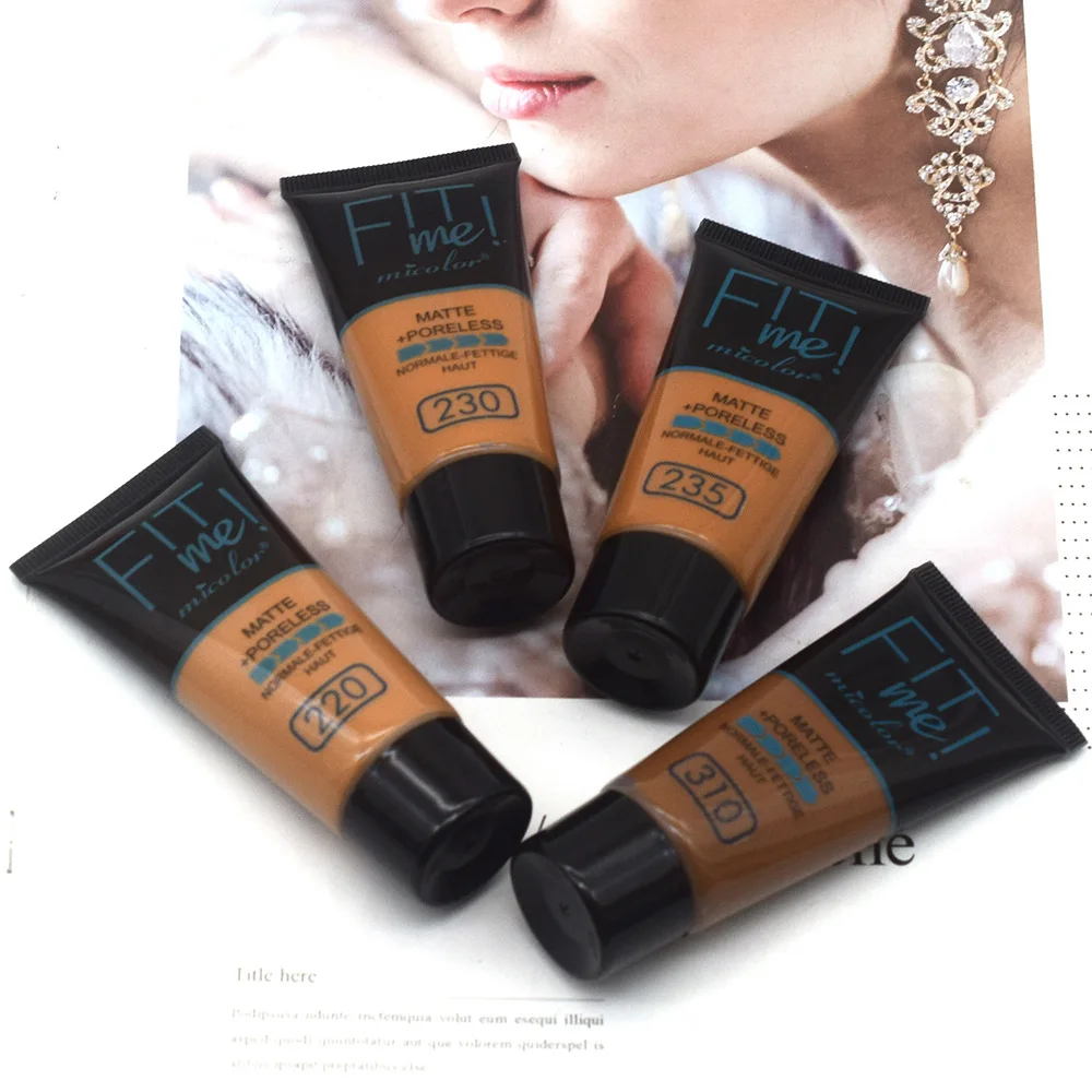 

[24 Pcs] Dark Coloured Hose Foundation Liquid MICOLOR Matte Dark Skin, African Color Repair Concealer LB066, 24colors