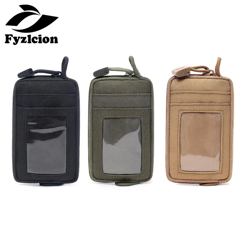 

Tactical Card Package Wallet Waist Bag Nylon Camping Hiking Waterproof Belt Pouch, Black;tan;od