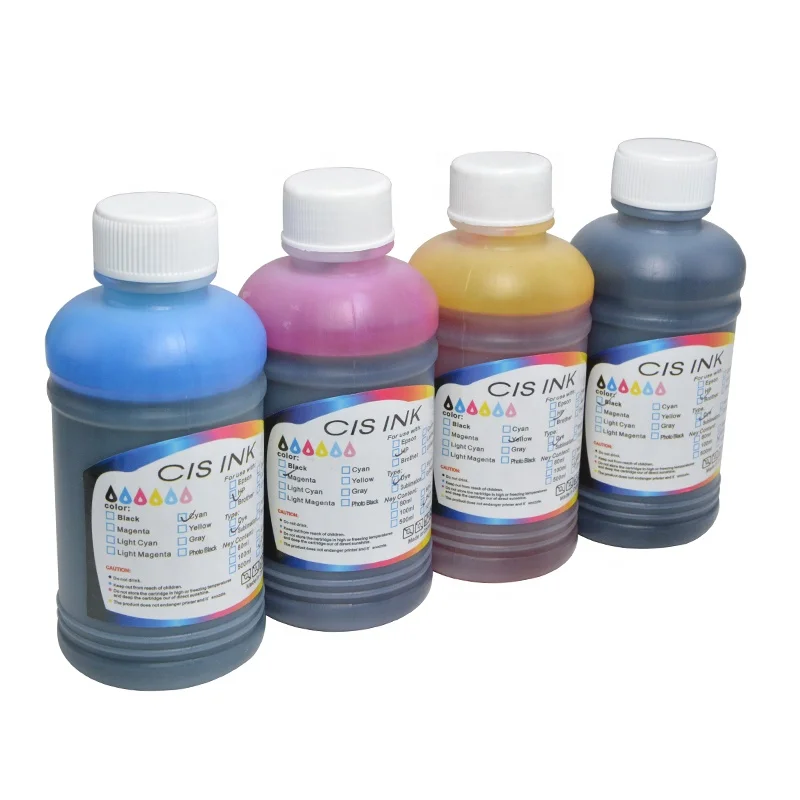 
Wholesale 1000ml 500ml 250ml 100ml refill ink for HP Canon Brother printer dye ink 