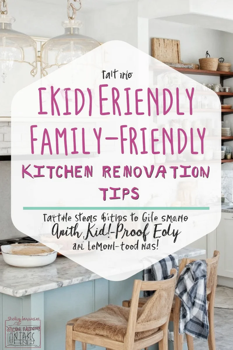 Modern family-friendly kitchen with rounded edges and colorful stools